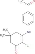 3-((4-acetylphenyl)amino)-2-chloro-5,5-dimethylcyclohex-2-en-1-one