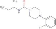 N-(butan-2-yl)-4-(2-fluorophenyl)piperazine-1-carboxamide