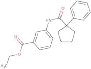 ethyl 3-(1-phenylcyclopentaneamido)benzoate
