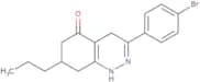 3-(4-bromophenyl)-7-propyl-1,4,6,7,8-pentahydrocinnolin-5-one