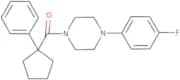 4-(4-fluorophenyl)piperazinyl phenylcyclopentyl ketone