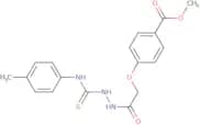 methyl 4-((N-((((4-methylphenyl)amino)thioxomethyl)amino)carbamoyl)methoxy)benzoate
