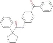 N-(4-benzoylphenyl)-1-phenylcyclopentane-1-carboxamide