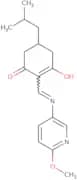 2-(((6-methoxy(3-pyridyl))amino)methylene)-5-(2-methylpropyl)cyclohexane-1,3-dione