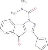 N,N-dimethyl(4-oxo-3-(2-thienyl)indeno[2,3-d]pyrazolyl)formamide