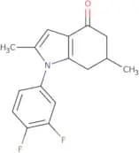 1-(3,4-difluorophenyl)-2,6-dimethyl-5,6,7-trihydroindol-4-one