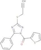 5-phenyl-3-prop-2-ynylthio(1,2,4-triazolyl) 2-thienyl ketone