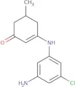 3-((3-amino-5-chlorophenyl)amino)-5-methylcyclohex-2-en-1-one