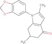 1-benzo[d]1,3-dioxolan-5-yl-2,6-dimethyl-5,6,7-trihydroindol-4-one