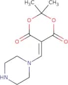 2,2-dimethyl-5-(piperazinylmethylene)-1,3-dioxane-4,6-dione
