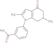 1-(3-acetylphenyl)-2,6-dimethyl-5,6,7-trihydroindol-4-one