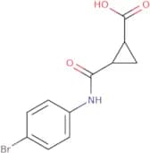 2-(N-(4-bromophenyl)carbamoyl)cyclopropanecarboxylic acid