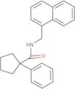 N-[(naphthalen-1-yl)methyl]-1-phenylcyclopentane-1-carboxamide