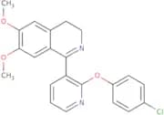 1-(3-(6,7-dimethoxy(3,4-dihydroisoquinolyl))(2-pyridyloxy))-4-chlorobenzene