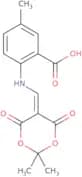 2-(((4,4-dimethyl-2,6-dioxo(3,5-dioxanylidene))methyl)amino)-5-methylbenzoic acid