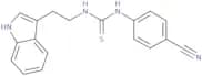 4-((((2-indol-3-ylethyl)amino)thioxomethyl)amino)benzenecarbonitrile