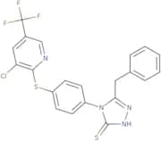 4-(4-(3-chloro-5-(trifluoromethyl)(2-pyridylthio))phenyl)-3-benzyl-1,2,4-triazoline-5-thione