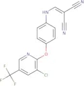 (((4-(3-chloro-5-(trifluoromethyl)-2-pyridyloxy)phenyl)amino)methylene)methane-1,1-dicarbonitrile