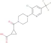 2-((4-(3-chloro-5-(trifluoromethyl)-2-pyridyl)piperazinyl)carbonyl)cyclopropanecarboxylic acid