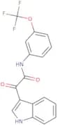 2-indol-3-yl-2-oxo-N-(3-(trifluoromethoxy)phenyl)ethanamide