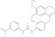 1-(4-((6,7-dimethoxy(3,4-dihydroisoquinolyl))methyl)phenyl)-3-(3-nitrophenyl)urea
