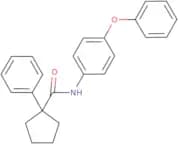 N-(4-phenoxyphenyl)-1-phenylcyclopentane-1-carboxamide