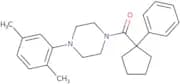 4-(2,5-dimethylphenyl)piperazinyl phenylcyclopentyl ketone