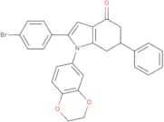 2-(4-bromophenyl)-1-(4-oxachroman-6-yl)-6-phenyl-5,6,7-trihydroindol-4-one