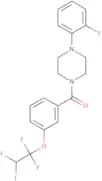 4-(2-fluorophenyl)piperazinyl 3-(1,1,2,2-tetrafluoroethoxy)phenyl ketone