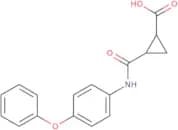 2-(N-(4-phenoxyphenyl)carbamoyl)cyclopropanecarboxylic acid
