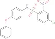 4-chloro-2-nitro-N-(4-phenoxyphenyl)benzene-1-sulfonamide