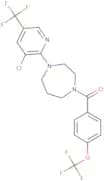 4-(3-chloro-5-(trifluoromethyl)(2-pyridyl))(1,4-diazaperhydroepinyl) 4-(trifluoromethoxy)phenyl ke…
