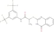 N-(3,5-bis(trifluoromethyl)phenyl)-2-(4-oxo(3-hydroquinazolin-2-ylthio))propanamide