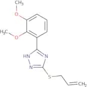 2,3-dimethoxy-1-(4-prop-2-enylthio(2H-2,3,5-triazolyl))benzene