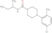 (4-(5-chloro-2-methylphenyl)piperazinyl)-N-(methylpropyl)formamide
