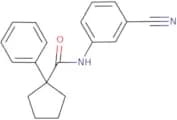 N-(3-cyanophenyl)-1-phenylcyclopentane-1-carboxamide