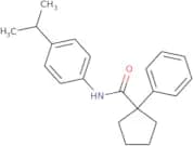 1-phenyl-N-[4-(propan-2-yl)phenyl]cyclopentane-1-carboxamide