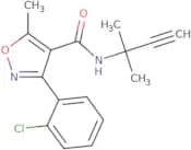 N-(1,1-dimethylprop-2-ynyl)(3-(2-chlorophenyl)-5-methylisoxazol-4-yl)formamide