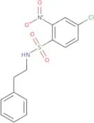 4-chloro-2-nitro-N-(2-phenylethyl)benzene-1-sulfonamide
