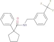 1-phenyl-N-{[3-(trifluoromethyl)phenyl]methyl}cyclopentane-1-carboxamide