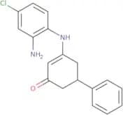 3-((2-amino-4-chlorophenyl)amino)-5-phenylcyclohex-2-en-1-one