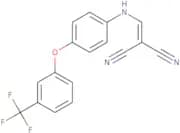 (((4-(3-(trifluoromethyl)phenoxy)phenyl)amino)methylene)methane-1,1-dicarbonitrile