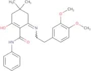 (6-((2-(3,4-dimethoxyphenyl)ethyl)amino)-4,4-dimethyl-2-oxocyclohex-1-enyl)-N-benzamide