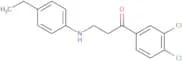 1-(3,4-Dichlorophenyl)-3-(4-ethylanilino)-1-propanone