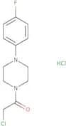 2-Chloro-1-[4-(4-fluorophenyl)piperazin-1-yl]ethan-1-one hydrochloride