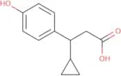 3-Cyclopropyl-3-(4-hydroxyphenyl)propanoic Acid