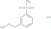 2-(3-Methanesulfonylphenyl)ethan-1-amine hydrochloride