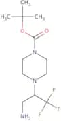 tert-Butyl 4-(3-amino-1,1,1-trifluoropropan-2-yl)piperazine-1-carboxylate