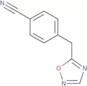4-((1,2,4-Oxadiazol-5-yl)methyl)benzonitrile