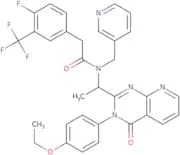 N-[1-[3-(4-Ethoxyphenyl)-3,4-dihydro-4-oxopyrido[2,3-d]pyrimidin-2-yl]ethyl]-4-fluoro-N-(3-pyridin…